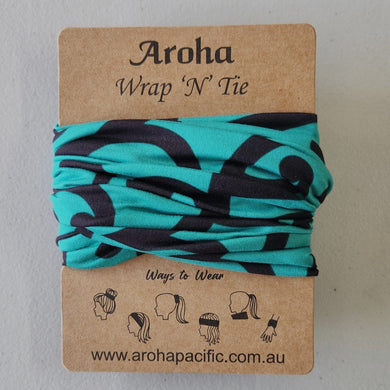 Aroha Wrap 'N' Tie (Green)